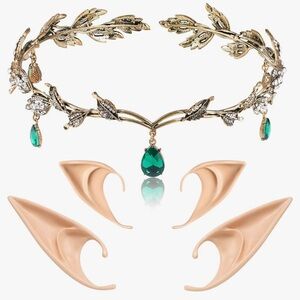 COPY - Elf Ears Fairy Crown Set
